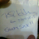 Image for article titled Former Chiefs Coach Todd Haley Autographs Bar Napkin: "Chiefs Suck!!"